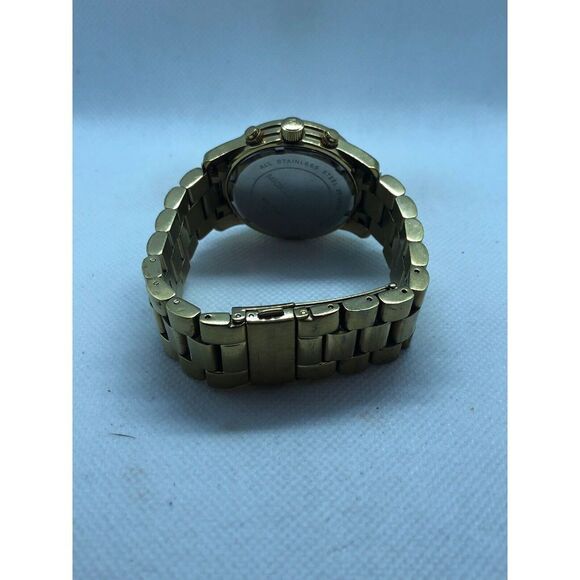 Michael Kors MK5055 Unisex Analog Golden Brushed Dial Quartz Genuine Watch JK25 - Picture 9 of 9